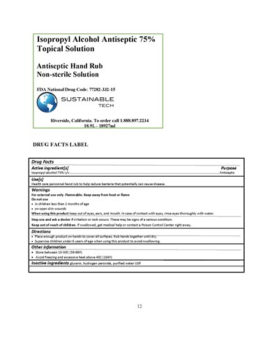 18927ml Label (Label Iso75 18927ml)
